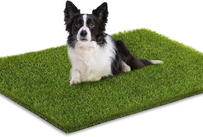 CooRug Fake Grass, 36 x 24 Inches Artificial Grass for Dogs, Realistic Turf for Indoor Outdoor Door Mat Balcony Patio Lawn Decoration - Image 1